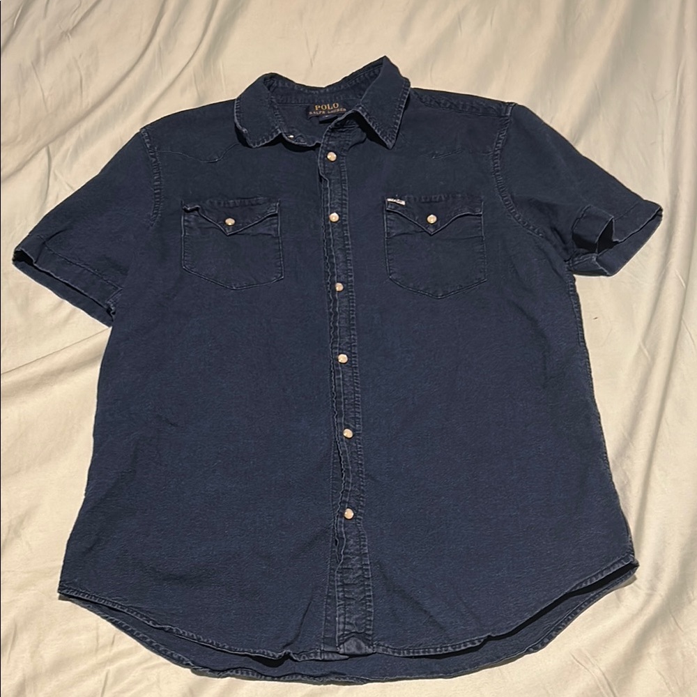 Ralph Lauren denim pearl snap